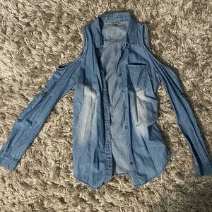 Denim top